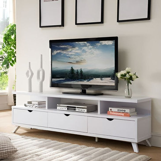 Tv Unit White - 150 x 30 x 40 cm | TV16