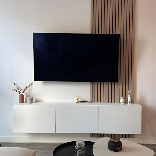Tv Unit White - 160 x 40 x 40 cm | TV38