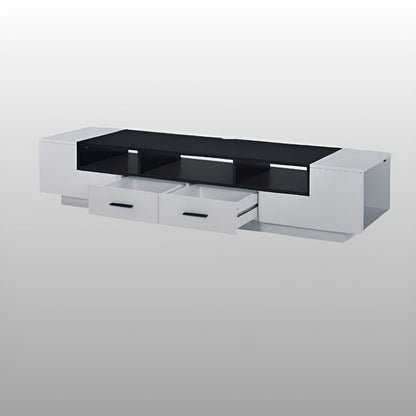 Tv Unit White & Black - 160 x 40 x 40 cm | TV99