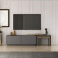 Tv Unit Grey & Wooden - 160 x 40 x 40 cm | TV105