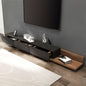 Tv Unit Black & Wooden - 240 x 40 x 40 cm | TV21