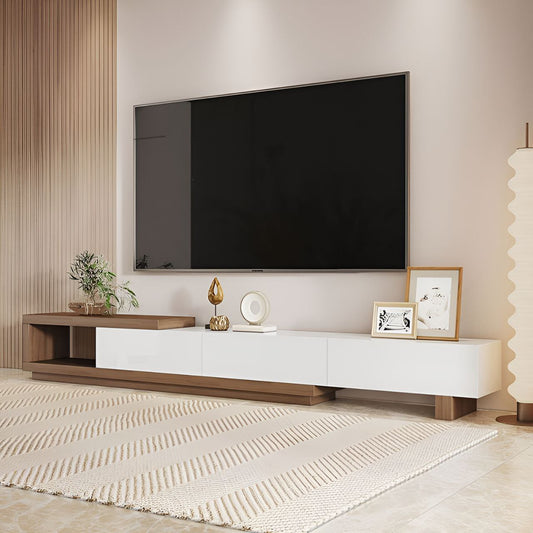 Tv Unit Brown & White - 240 x 40 x 40 cm | TV90