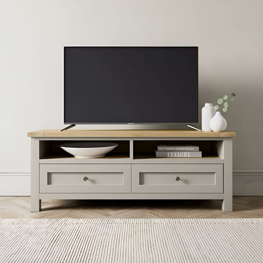 Tv Unit Wooden & Grey - 120 x 40 x 40 cm | TV84