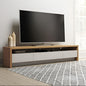 Tv Unit White & Wooden - 160 x 40 x 40 cm | TV41