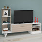 Tv Unit White & Wooden - 160 x 40 x 40 cm | TV39