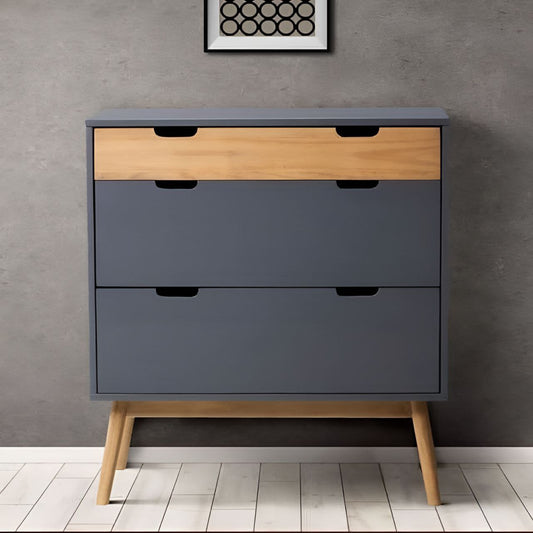 Shoe Closet Grey & Wooden - 80 x 40 x 80 cm | SU8