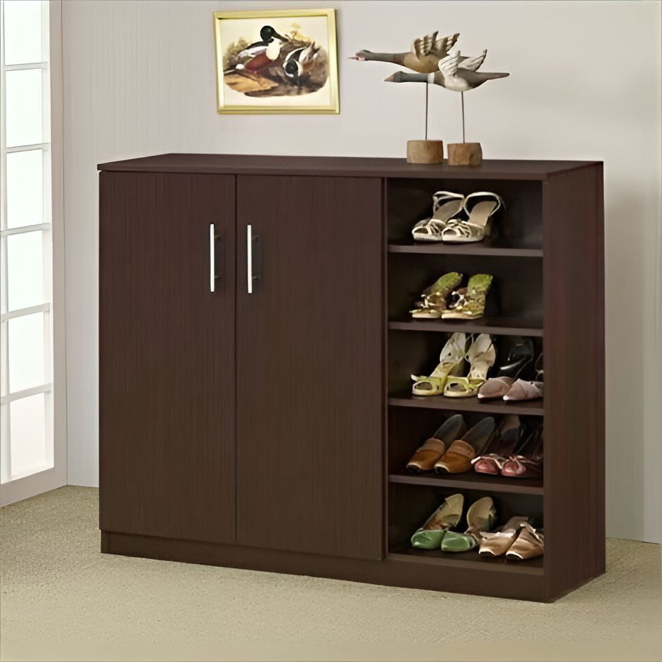 Shoe Closet Brown - 120 x 40 x 100 cm | SU29