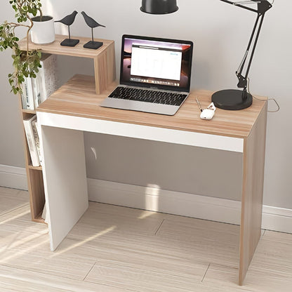 Desk Wooden & White - 100 x 50 x 80 cm | DE13