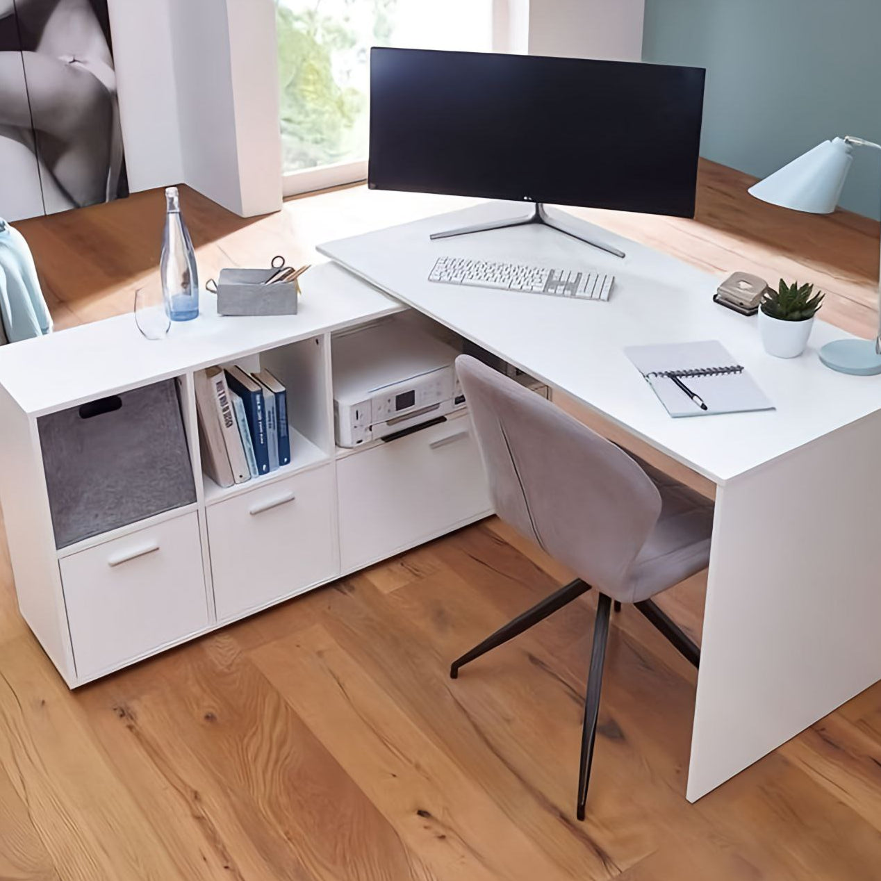 Desk White - 120 x 120 x 75 cm | DE38