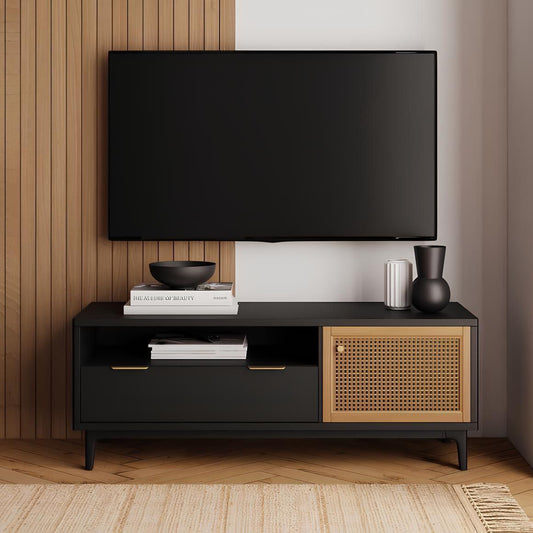Tv Unit Black - 140 x 40 x 40 cm | TV87