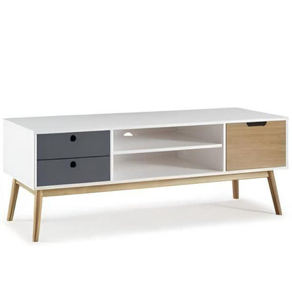Tv Unit White - 140 x 40 x 40 cm | TV44
