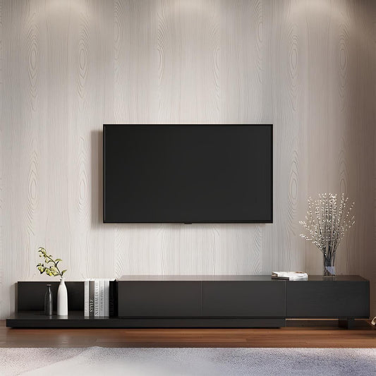 Tv Unit Black - 240 x 40 x 40 cm | TV91