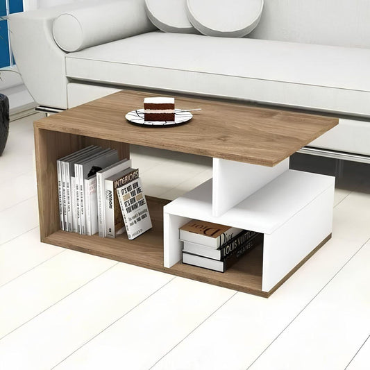 Table Unit Brown & White - 100 x 50 x 40 cm | TA42