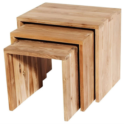 وحدة طاولة بنية - 50 × 40 × 45 سم | TA28 