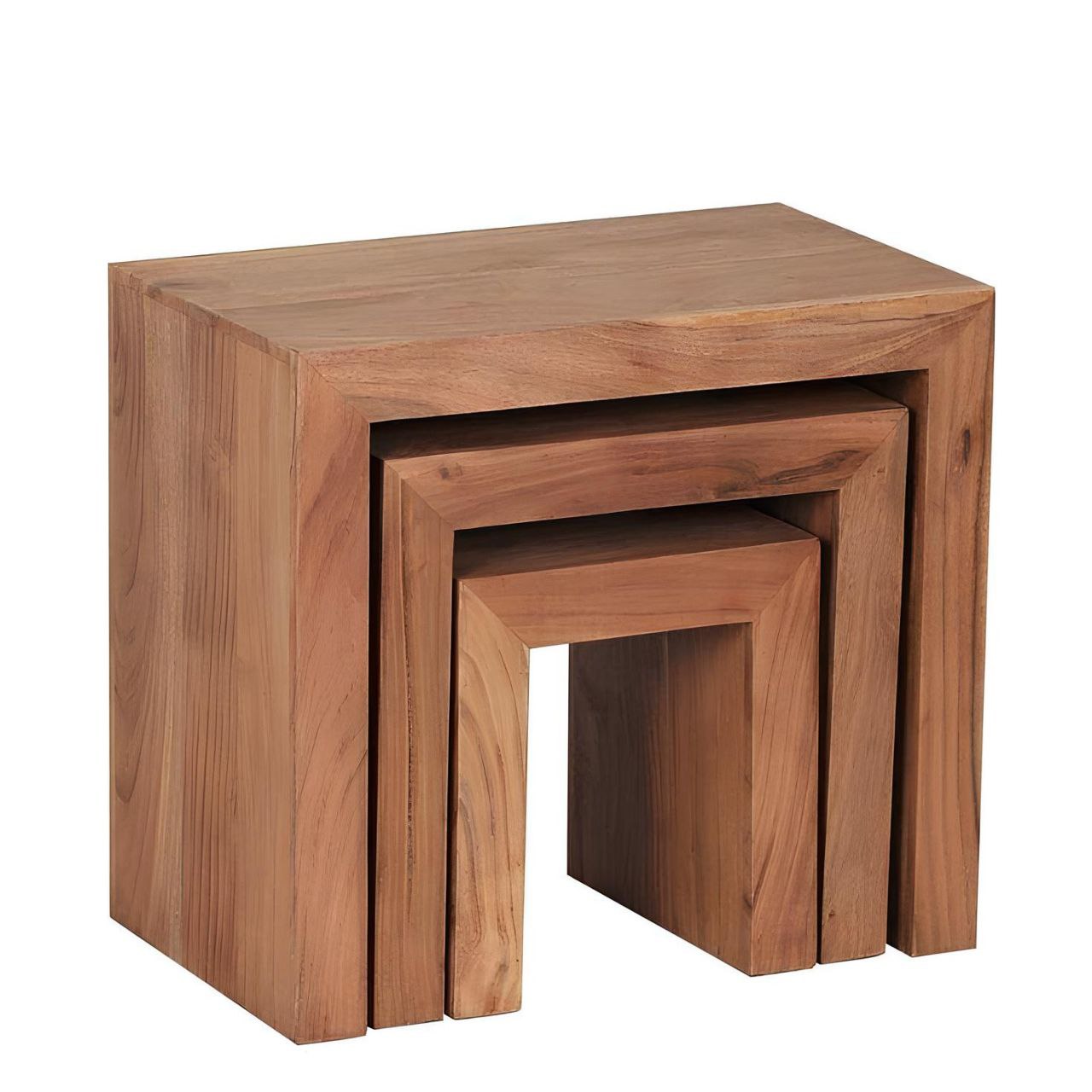 وحدة طاولة بنية - 50 × 40 × 45 سم | TA28 