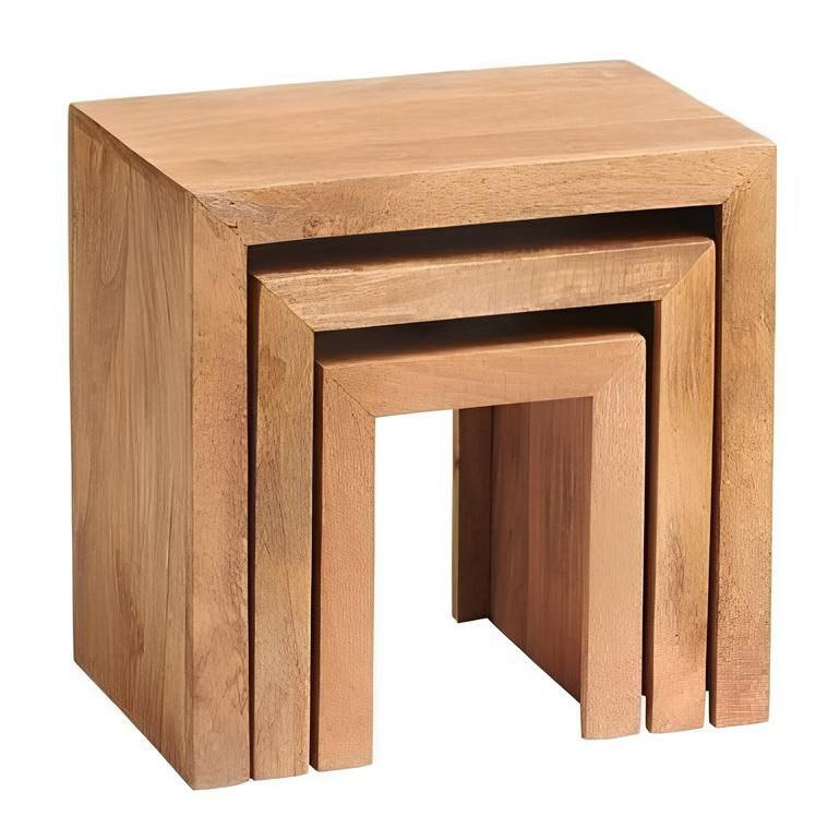 وحدة طاولة بنية - 50 × 40 × 45 سم | TA28 