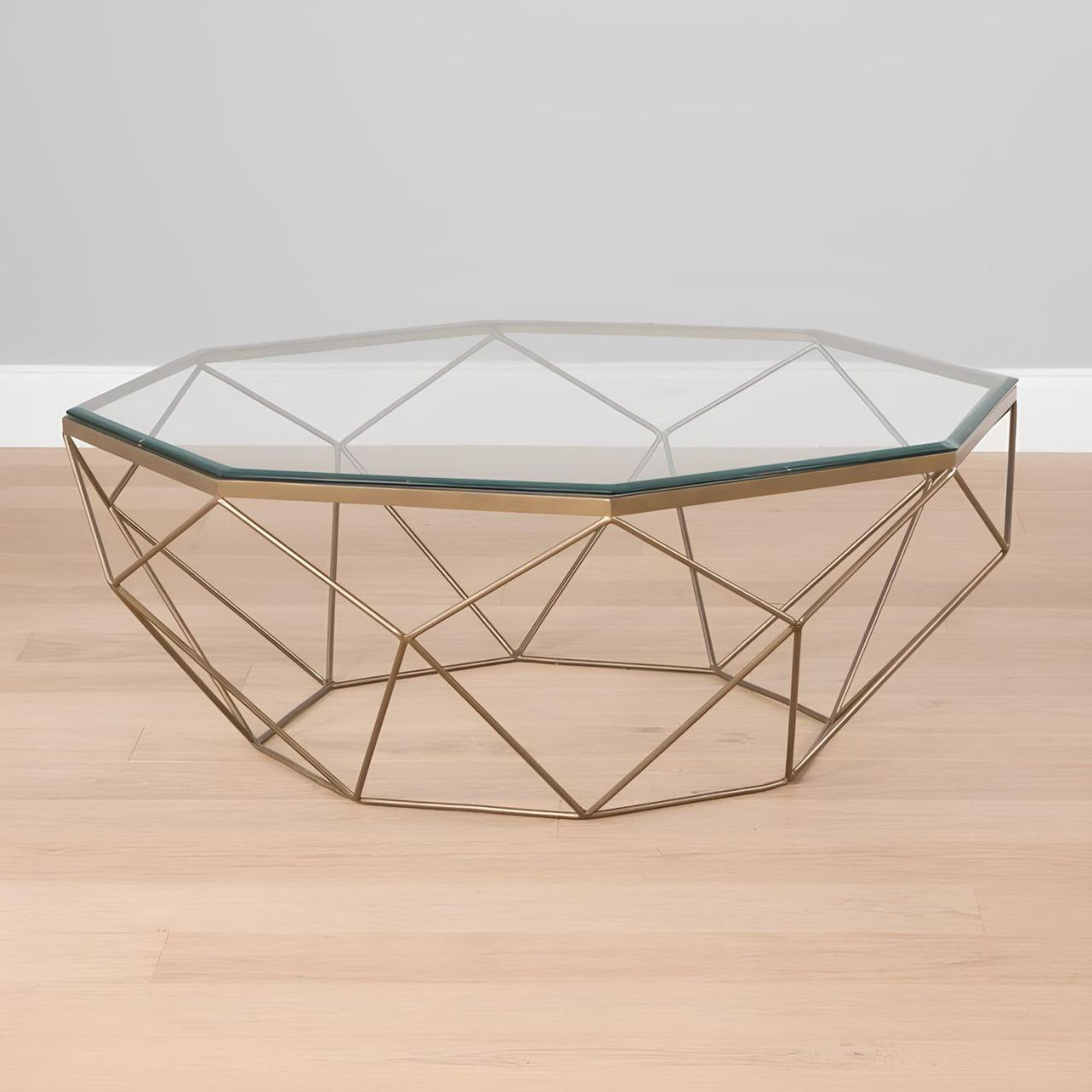 وحدة طاولة ذهبية - 100 × 100 × 40 سم | TA18 