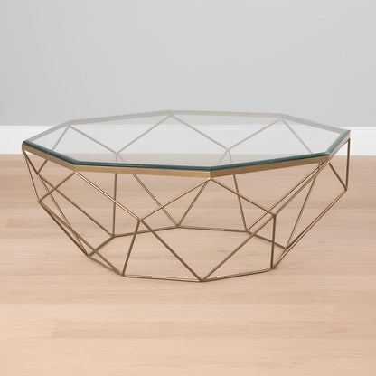 وحدة طاولة ذهبية - 100 × 100 × 40 سم | TA18 
