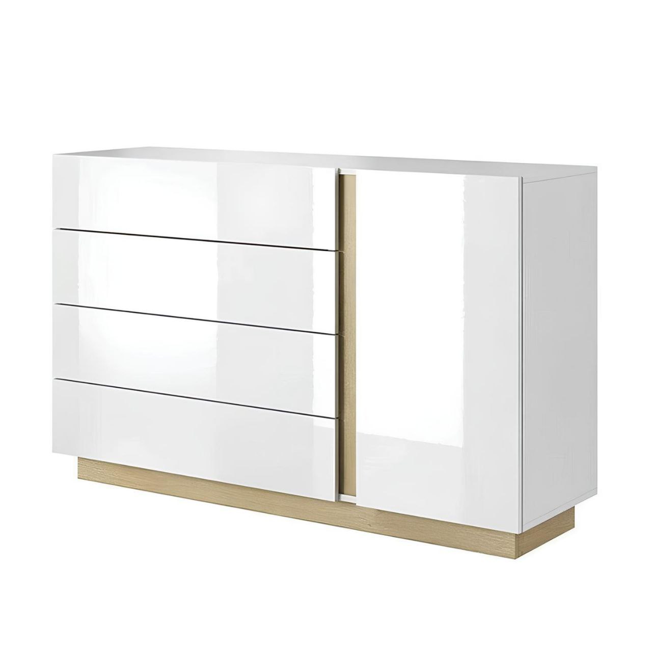 Buffet | White Acrylic & Wooden | 140 x 40 x 100 | BT2
