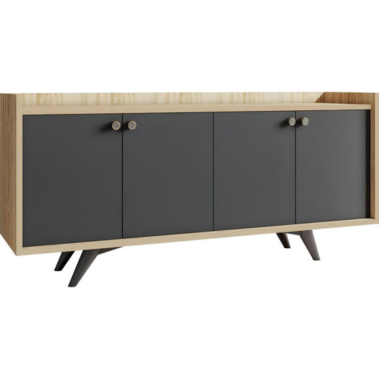 Buffet | Black & Wooden | 150 x 40 x 90 | BT41