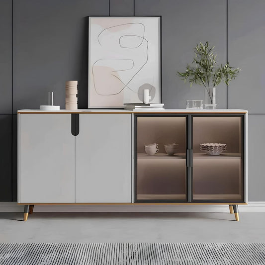 Buffet | White & Gold | 160 x 40 x 90 | BT17