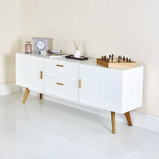 Buffet | White & Wooden | 160 x 40 x 70 | BT5