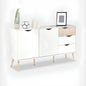 Buffet | White & Wooden | 120 x 40 x 90 | BT45