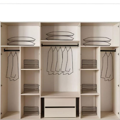 Wardrobe |Beige  | 220 x 50 x 240 cm | WD54