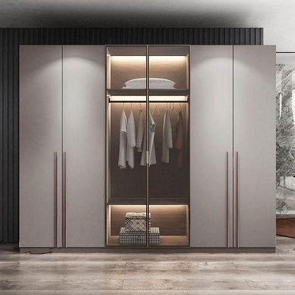 Wardrobe |Beige  | 220 x 50 x 240 cm | WD54