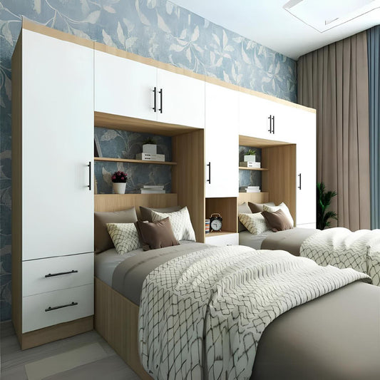 Children Bedroom Set | White & Wooden | BDC 2