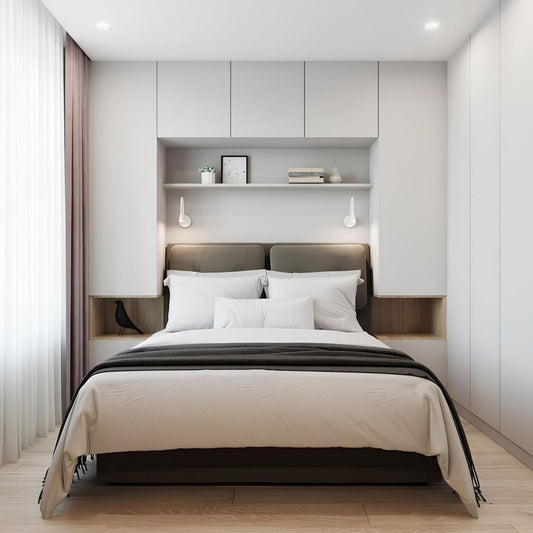 Full Bedroom Set | White | 2 pieces  | BDR 4