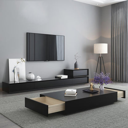Living Room Set Black - 240 x 40 x 40 cm | SET36 - Artcor