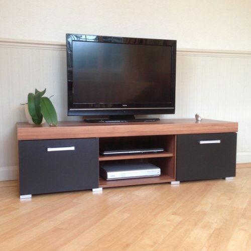 Tv Unit Black & Wooden - 150 x 40 x 40 cm | TV33