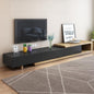 Tv Unit Black & Wooden - 220 x 40 x 40 cm | TV3