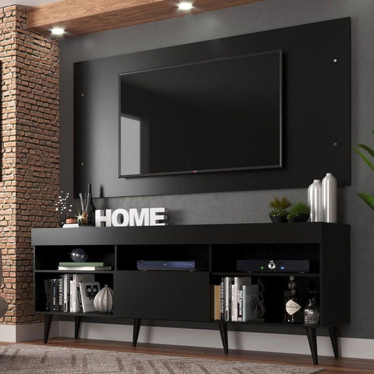 Tv Unit Black - 160 x 40 x 40 cm | TV98